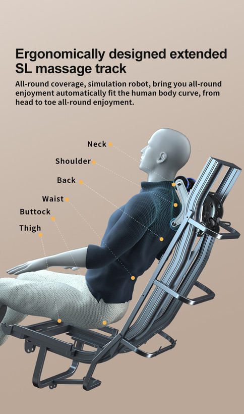 صندلی ماساژ تک موتوره مدل L66