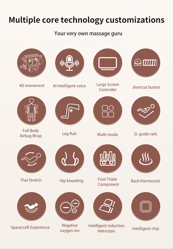 صندلی ماساژ تک موتوره مدل L66